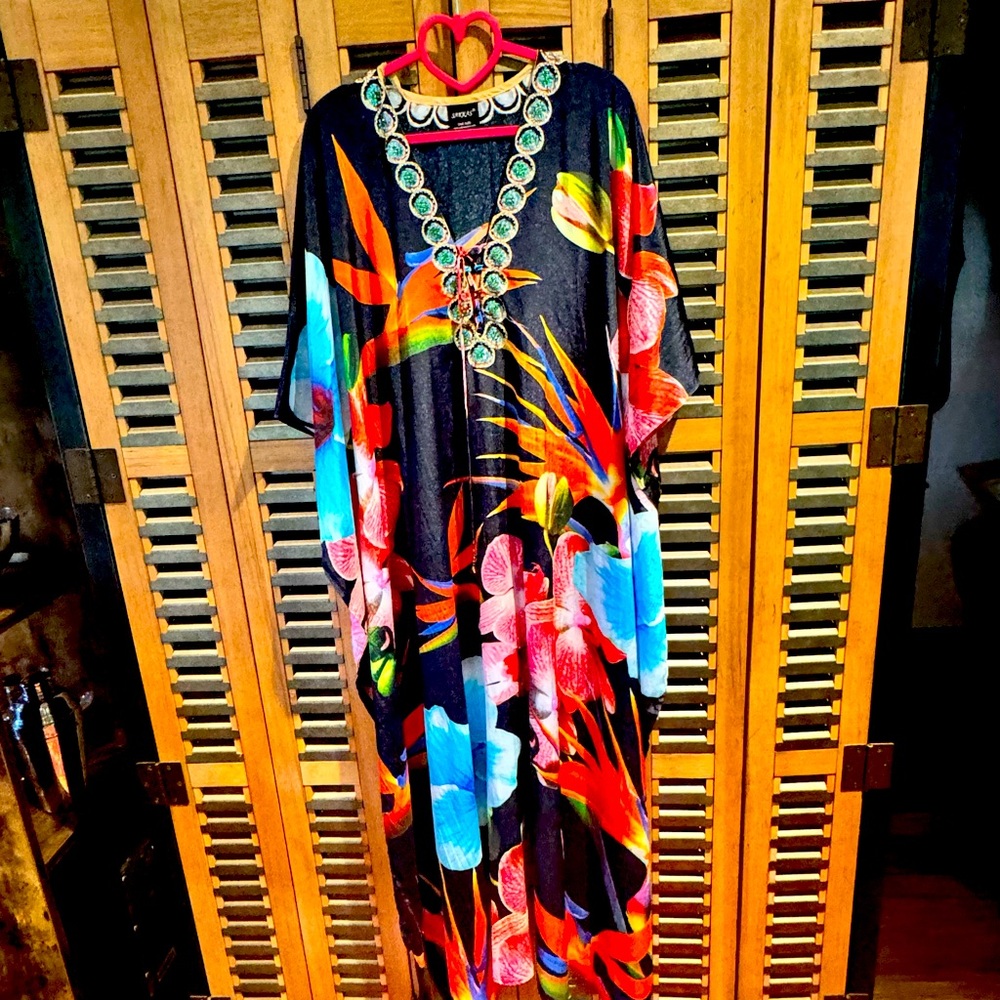 Sakkas Vibrant Multicolor Kaftan